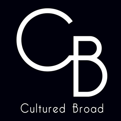 Cultured Broad podcast logo
