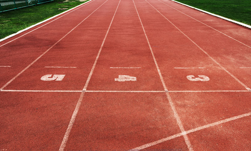 picture of a running track
